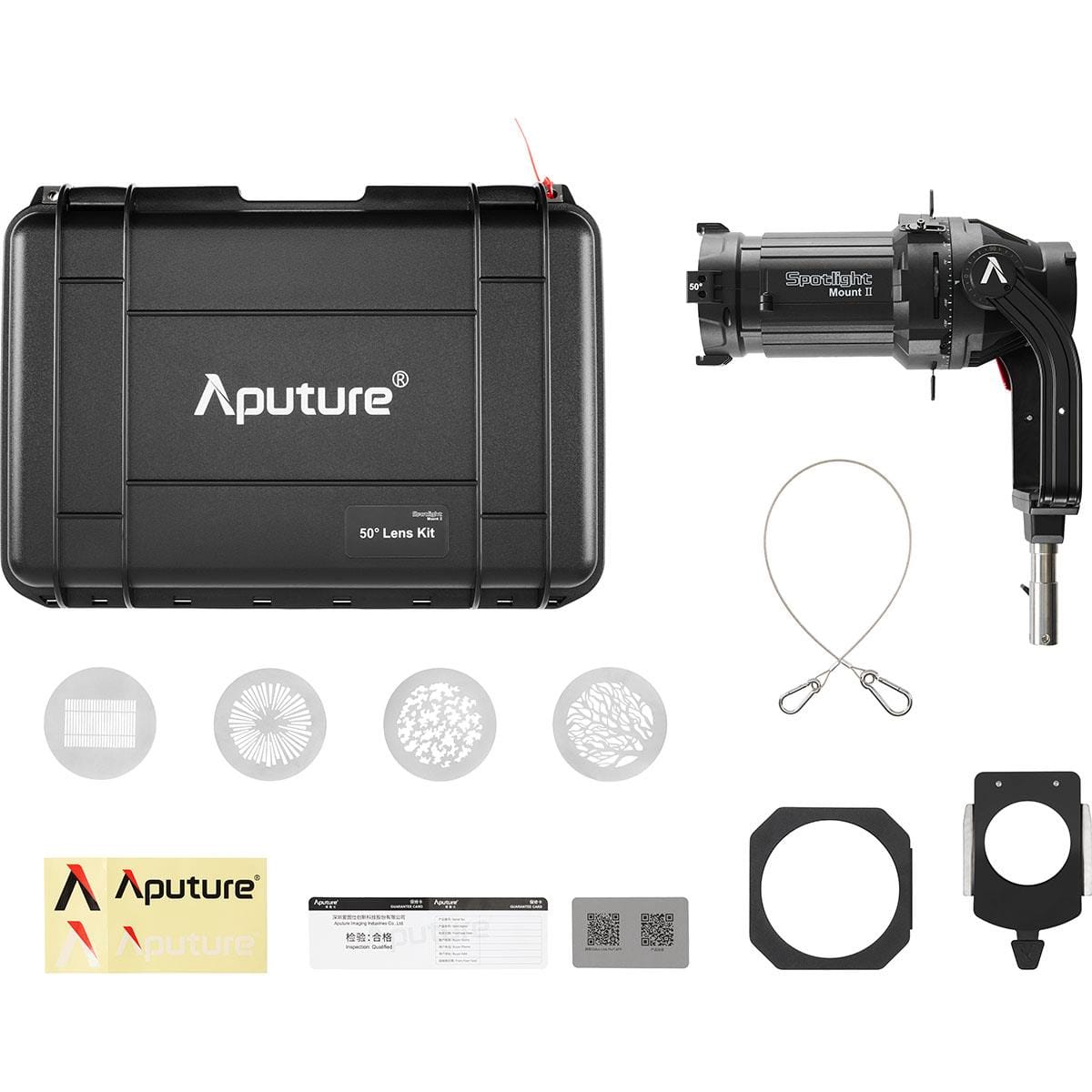 Aputure - Spotlight Mount II Projection Lens Modifier Kit with 50 Degree Lens for STORM 400x and STORM 700x fixtures price history on PriceWatchPro