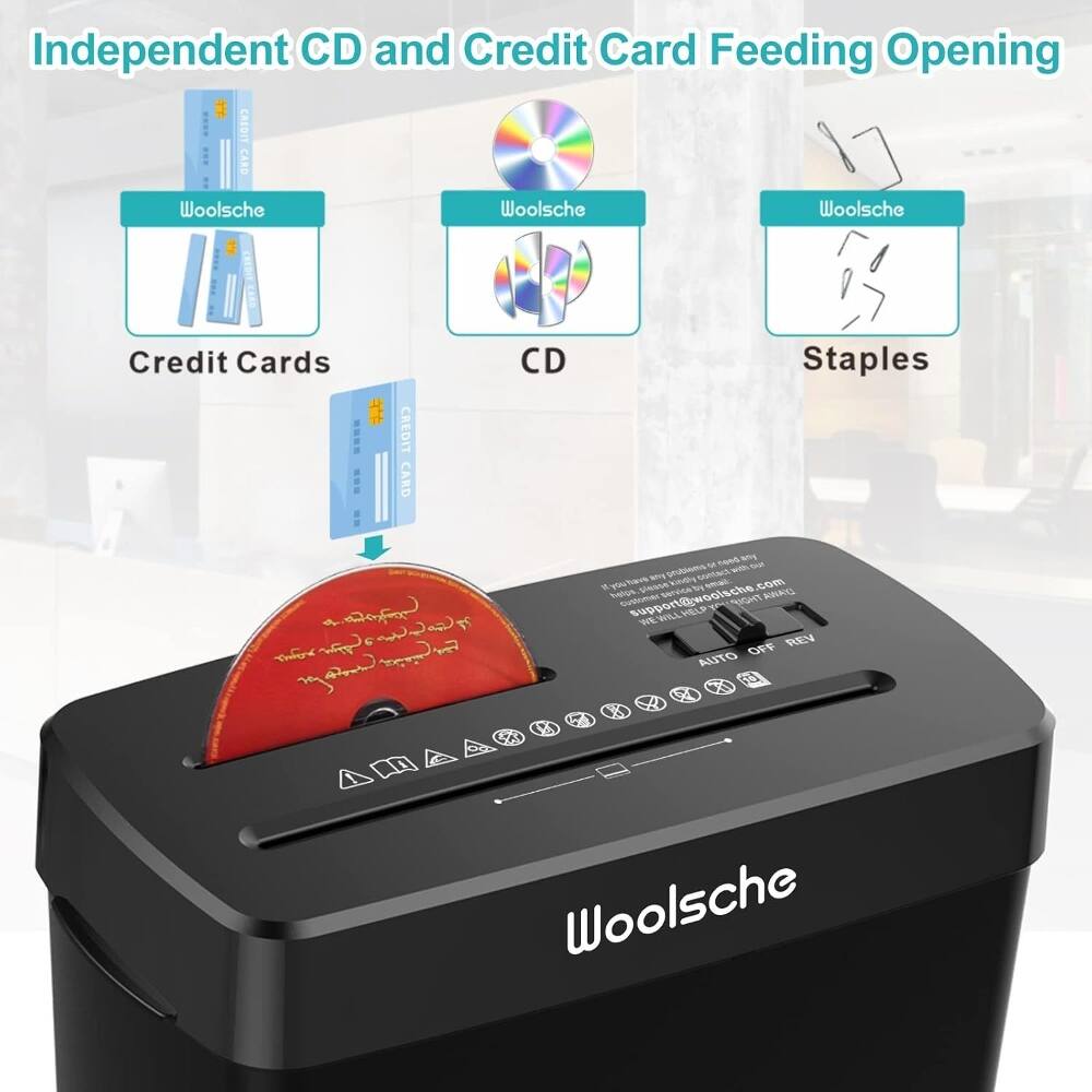Independent CD and Credit Card Feeding Opening

- Woolsche Credit Cards
- Woolsche CD
- Woolsche Staples

If you have any problems or need any assistance, please contact us at support@woolsche.com or call us at +1 800 555 1234. We will help you.

AUTO OFF REV