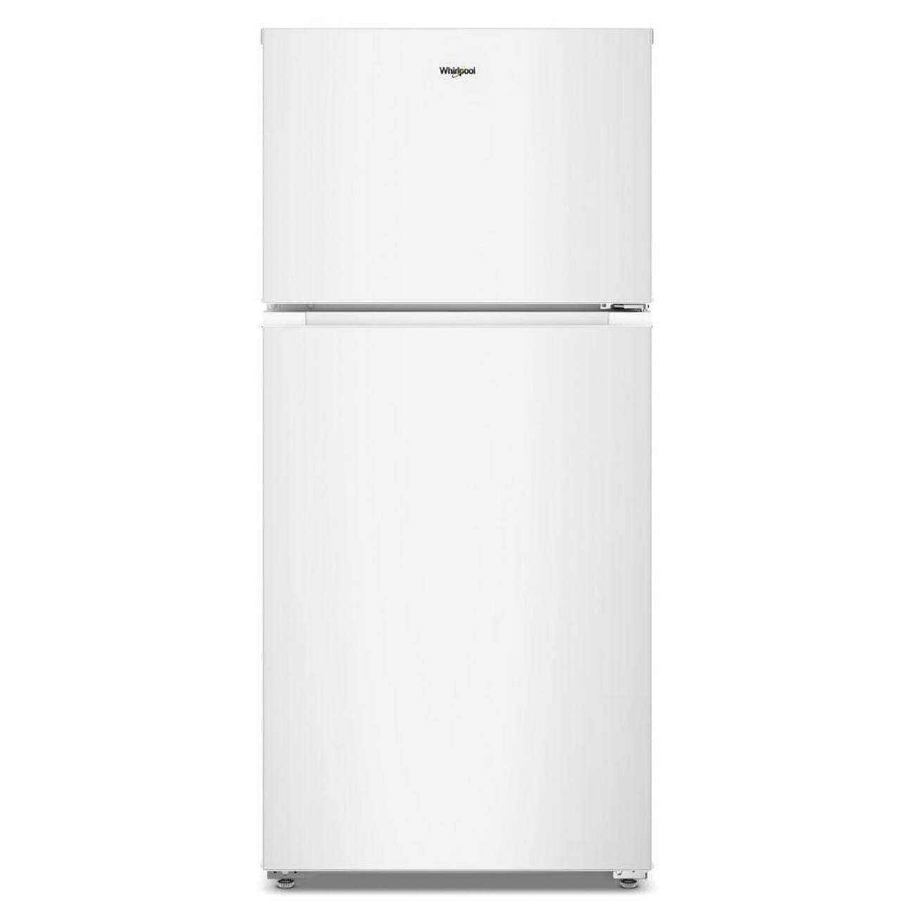 Whirlpool - 28 in. Wide 14.3 cu. ft. Top-Freezer Refrigerator with Total Coverage Cooling - White
