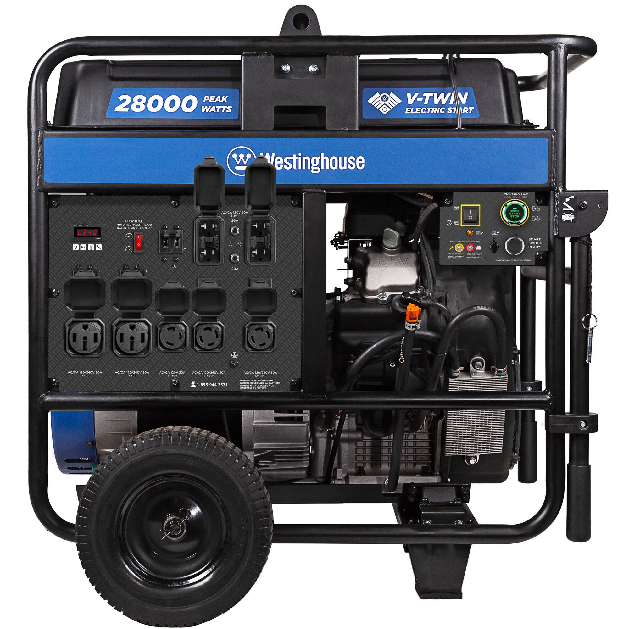 PEAK 28000 WATTS V-TWIN V ELECTRIC START Westinghouse
