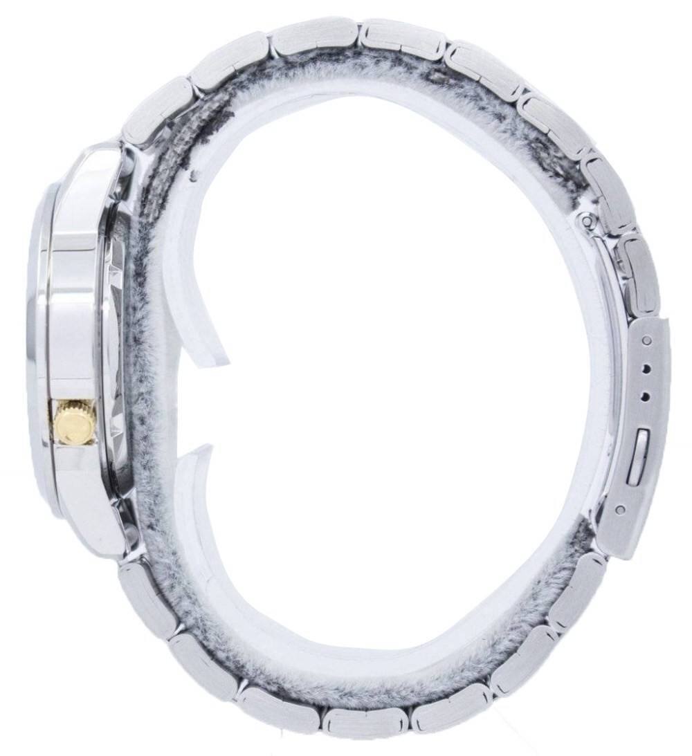 Left. Seiko - Automatic SNKK11 SNKK11K1 SNKK11K Men's Watch - Silver and blue.