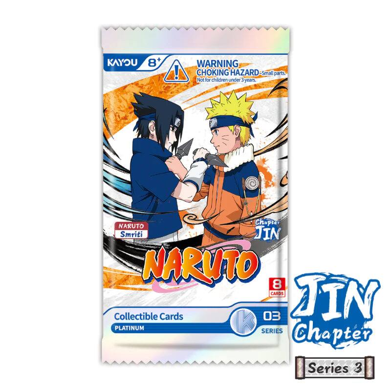 KAYOU 8+ ! WARNING CHOKING HAZARD-Small parts. Not for children under 3 years. NARUTO Chapter Smriti JIN NARUTO 8 CARDS Collectible Cards K 03 JIN PLATINUM SERIES Chapter Series 3