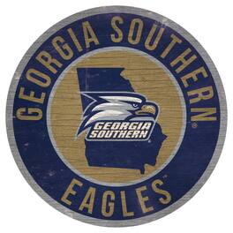 Fan Creations - Georgia Southern Eagles 12'' x 12'' State Circle Sign - Multicolor