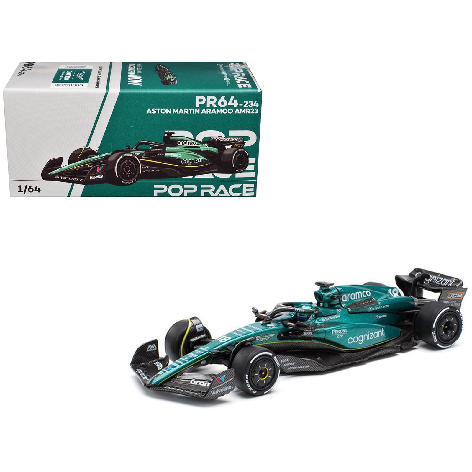 "Aston Martin AMR23 #18 Lance Stroll ""Formula One F1 World Championship"" (2023) 1/64 Diecast Model Car by Pop Race" price history on PriceWatchPro