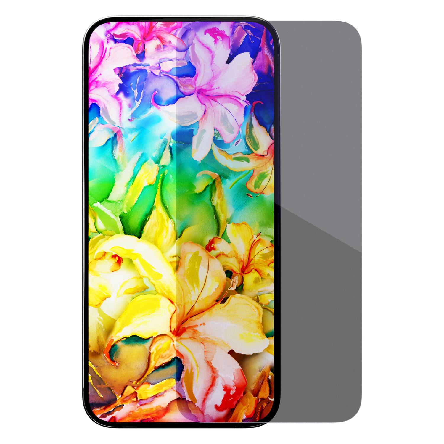 Angle. Cellhelmet - Tempered Glass for iPhone 15 Pro Max - Clear.