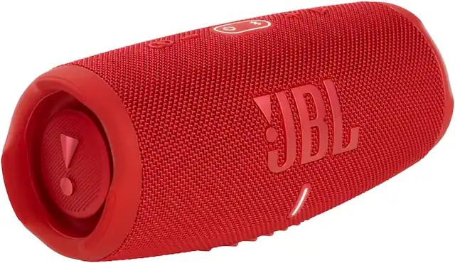 Front. JBL - JBL Charge 5 - Portable Waterproof Speaker - Red - Red.