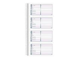 Adams - 2-Part Petty Cash Carbonless Receipts Book, 2.75" x 5", 200 Forms/Book - White/Canary