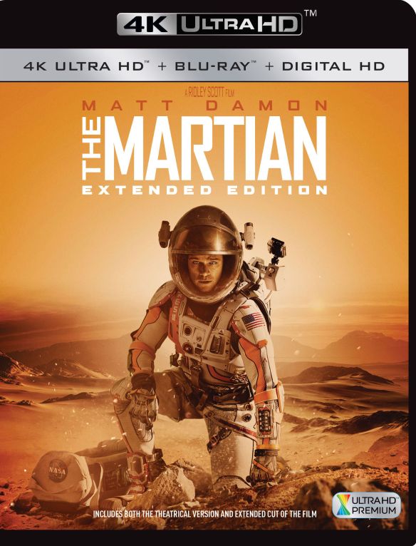 The Martian [Extended Edition] [4K Ultra HD Blu-ray/Blu-ray] [2015]