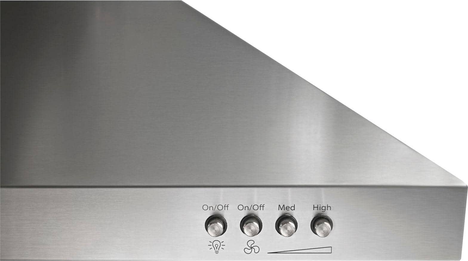 Alt View 12. Whirlpool - 30" Convertible Range Hood - Stainless steel.