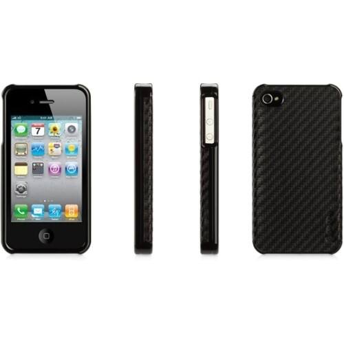 Front Standard. Griffin Technology - Elan for m Graphite for iPhone 4 - Gunmetal.