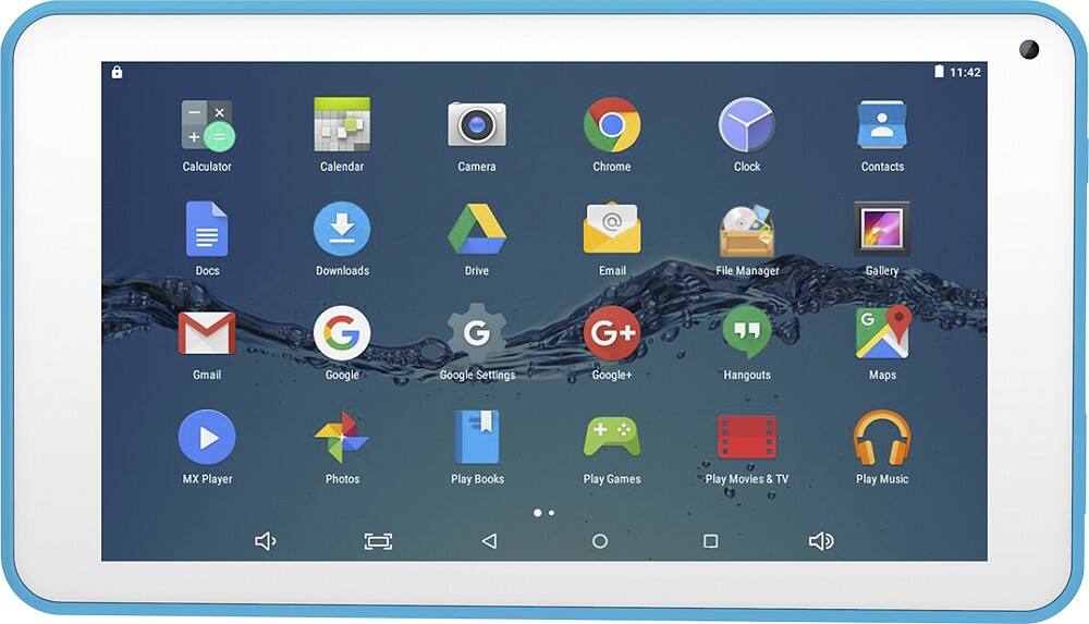 Front. DigiLand - 7" - Tablet - 8GB - Ocean breeze.