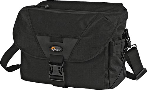 Western Pack Black Camera Bag With  and HP Logo on Front 