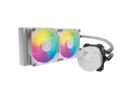 Cooler Master - MasterLiquid 240L Core AIO, ARGB Sync, AMD AM5/AM4, Intel LGA 1851/1700/1200 - White