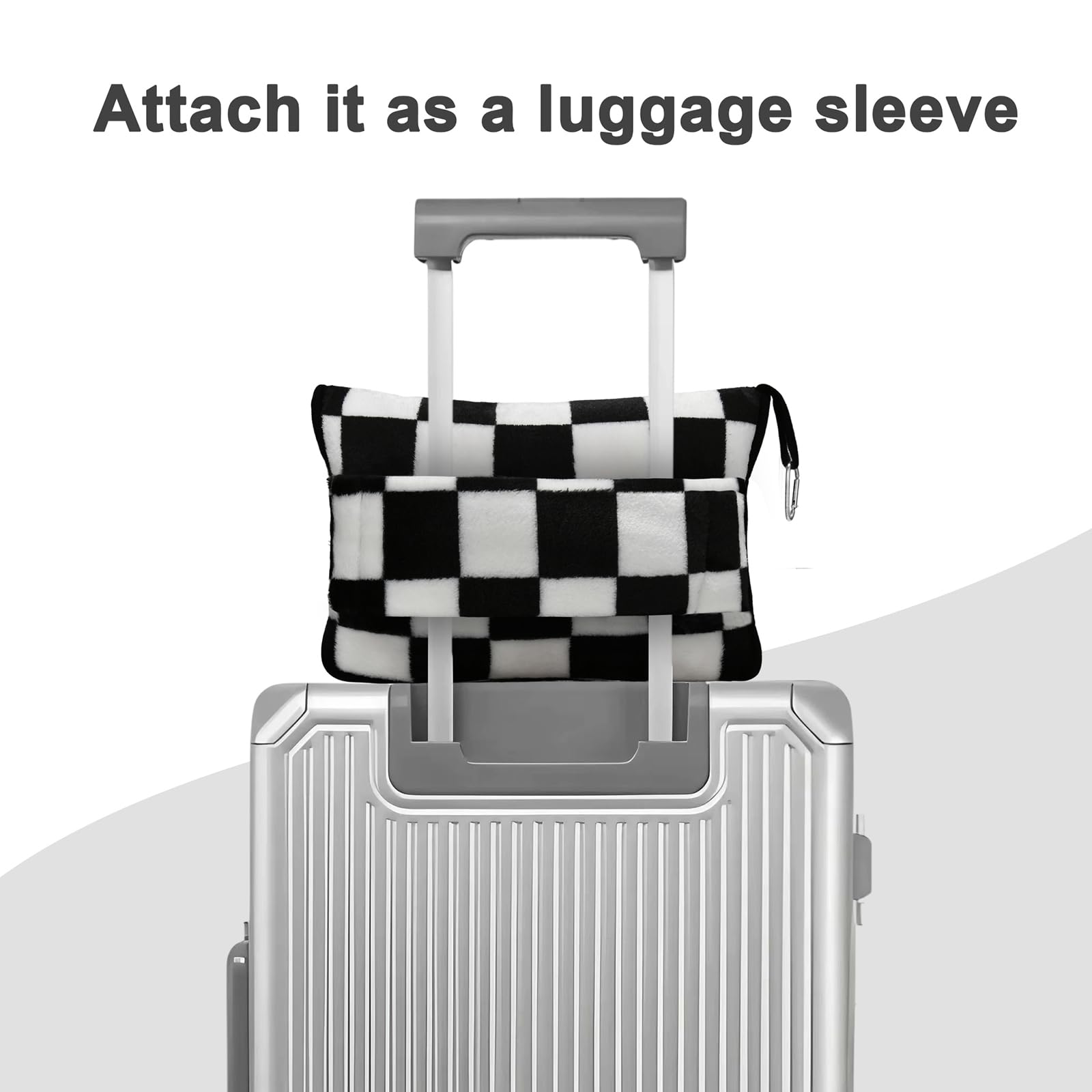 Attach it as a luggage sleeve