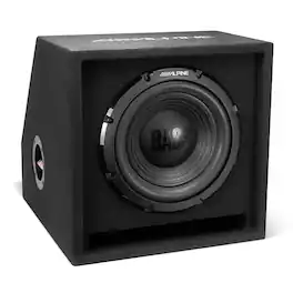 Alpine - W-SB10V, 10” Bass Series Preloaded Vented Wedge Enclosure - 750W