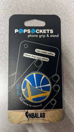 PopSockets - Phone Grip Stand Nbalab Blue/Yellow - Blue With Yellow