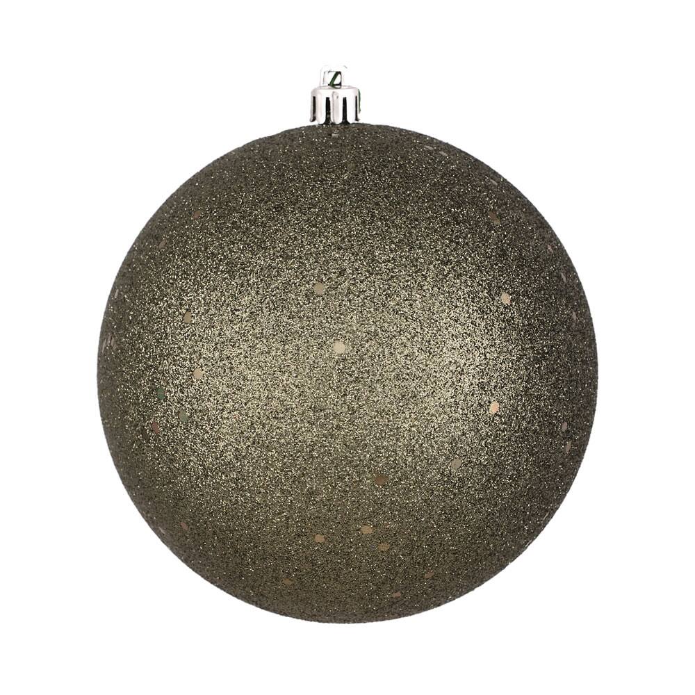 Front. Vickerman - Vickerman 10" Limestone Sequin Ball Drilled - Limestone.