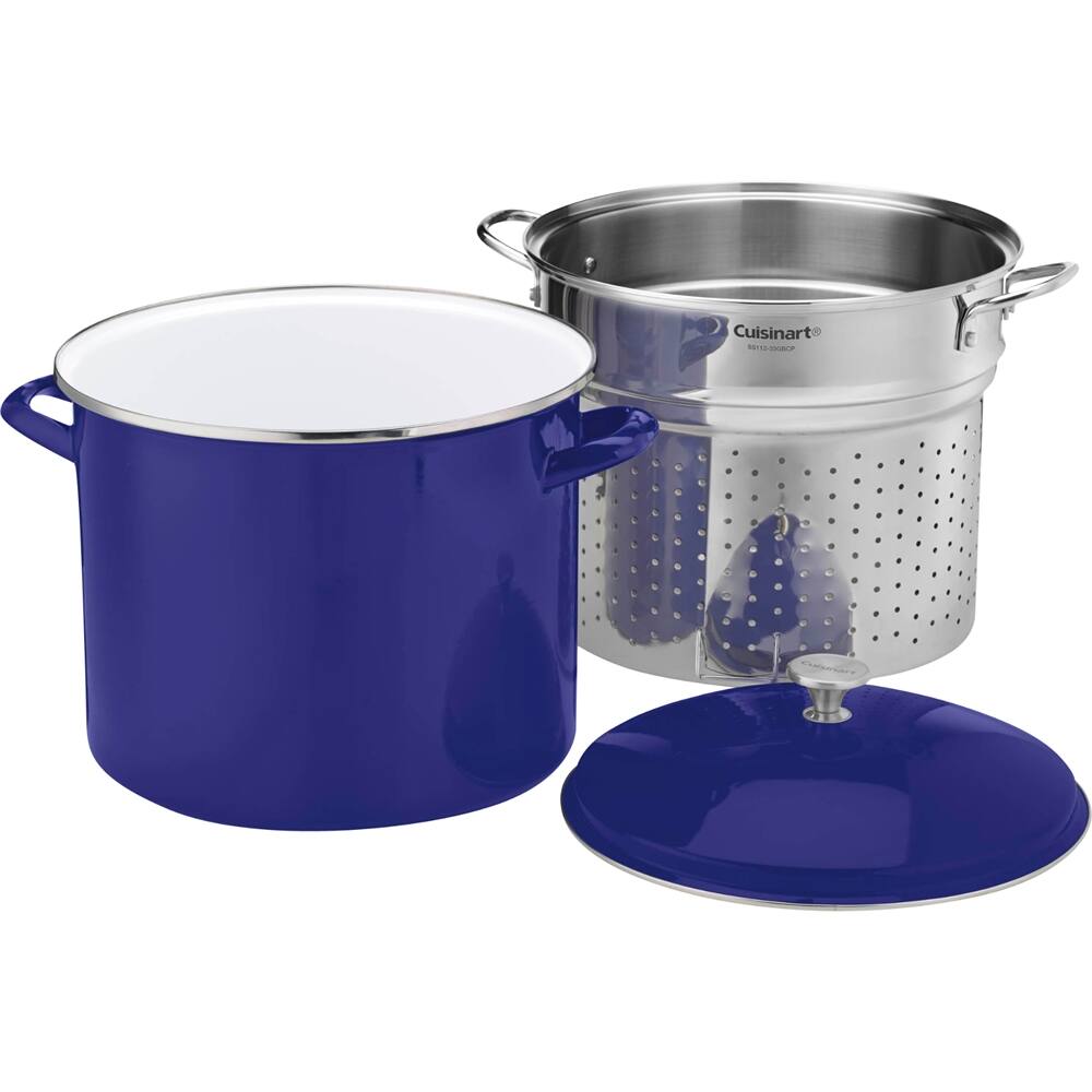 Best Buy Cuisinart Chef's Classic 20Quart Stock Pot Cobalt Blue