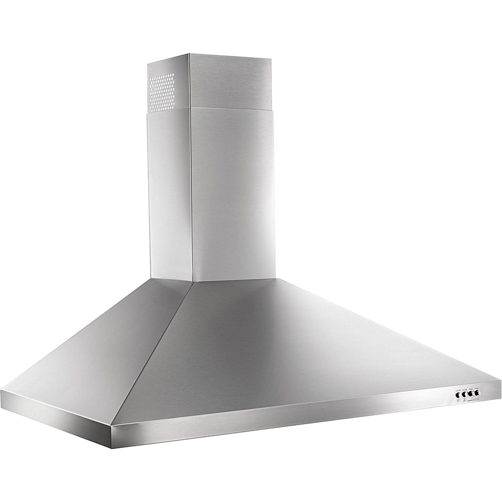 Angle View: Windster Hoods - 30" Convertible Range Hood - Stainless Steel