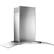 Angle. Whirlpool - 36" Convertible Glass Range Hood - Stainless steel.