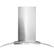 Front. Whirlpool - 36" Convertible Glass Range Hood - Stainless steel.