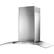 Left. Whirlpool - 36" Convertible Glass Range Hood - Stainless steel.