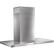 Angle. Whirlpool - 30" Convertible Flat Range Hood - Stainless steel.