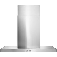 Whirlpool - 30" Convertible Flat Range Hood - Stainless Steel - Front_Zoom