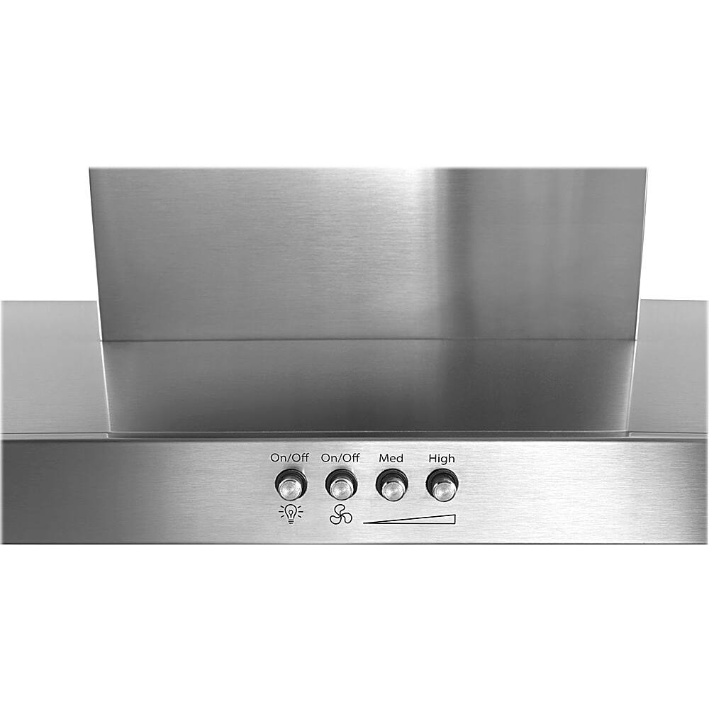 Alt View 11. Whirlpool - 30" Convertible Flat Range Hood - Stainless steel.