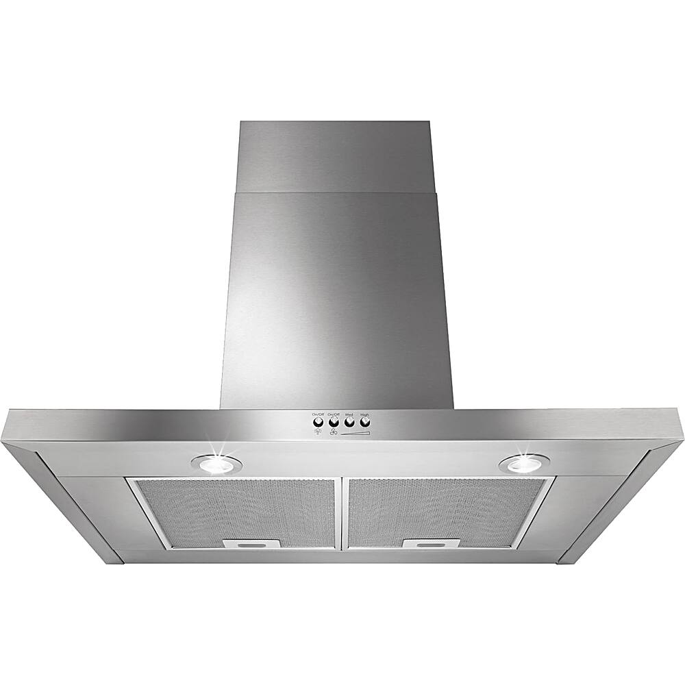 Alt View 12. Whirlpool - 30" Convertible Flat Range Hood - Stainless steel.