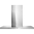 Whirlpool - 36" Convertible Flat Range Hood - Stainless Steel - Larger Front