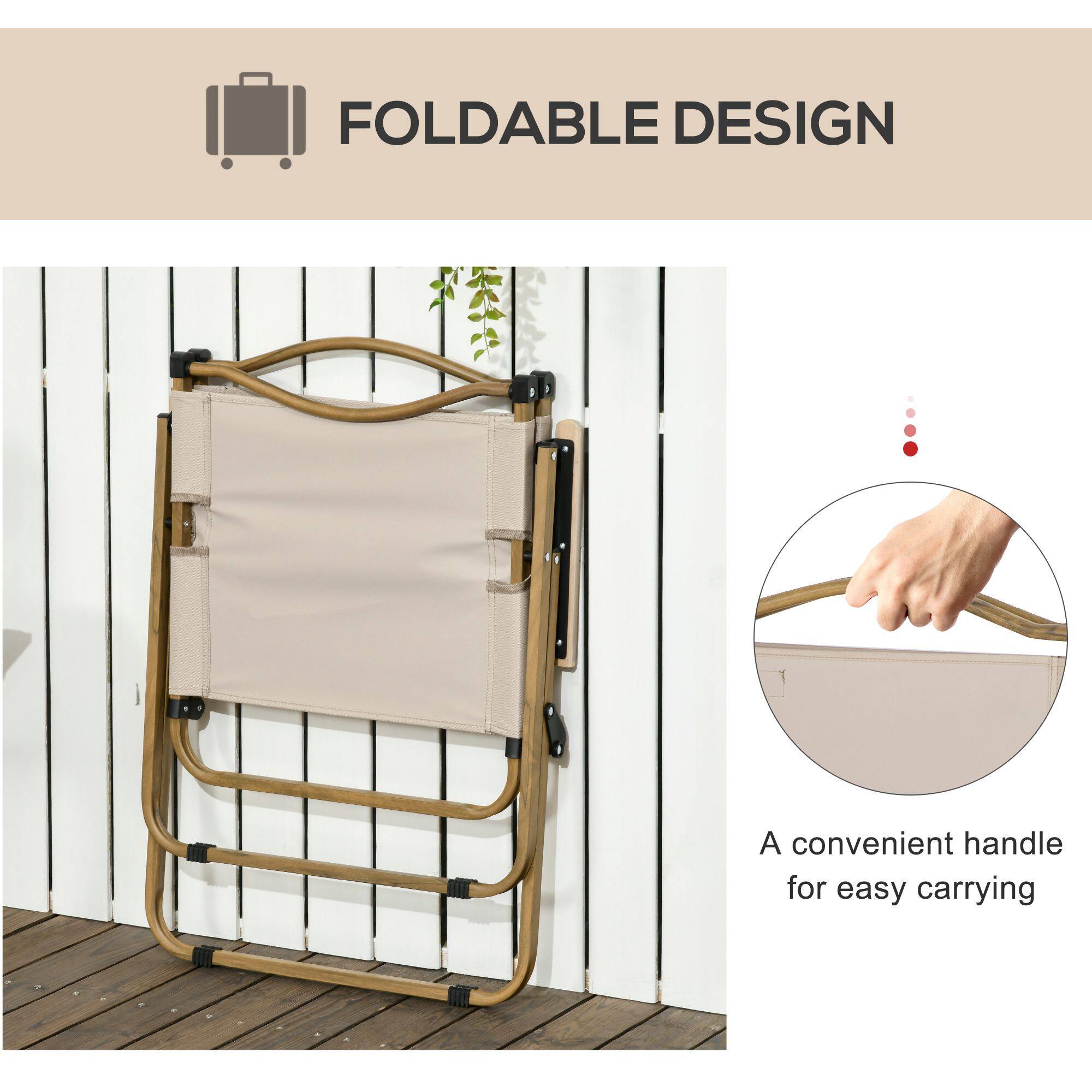 FOLDABLE DESIGN  
A convenient handle for easy carrying