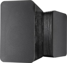 Insignia™ - 25W Bluetooth Bookshelf Speakers (Pair) - Black - Front_Zoom