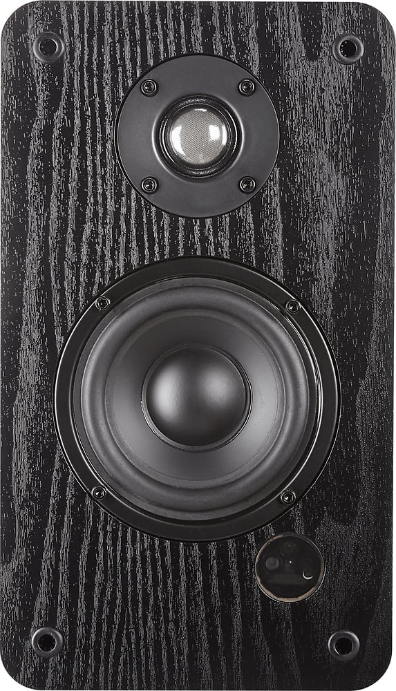 Alt View 13. Insignia™ - 25W Bluetooth Bookshelf Speakers (Pair) - Black.