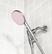 Left. hai - Smart 2.5 GPM Handheld Showerhead - Rose Quartz.