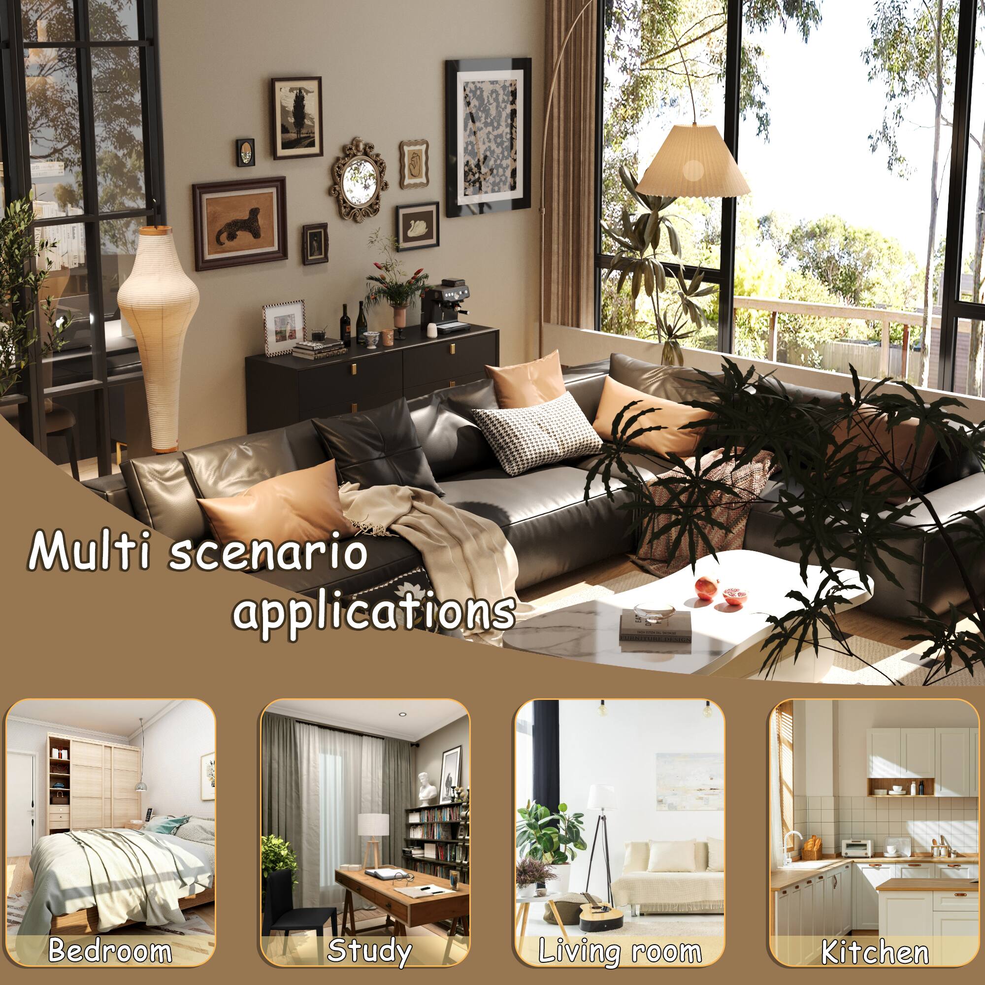5. Multi scenario applications
Bedroom
Study
Living room
Kitchen