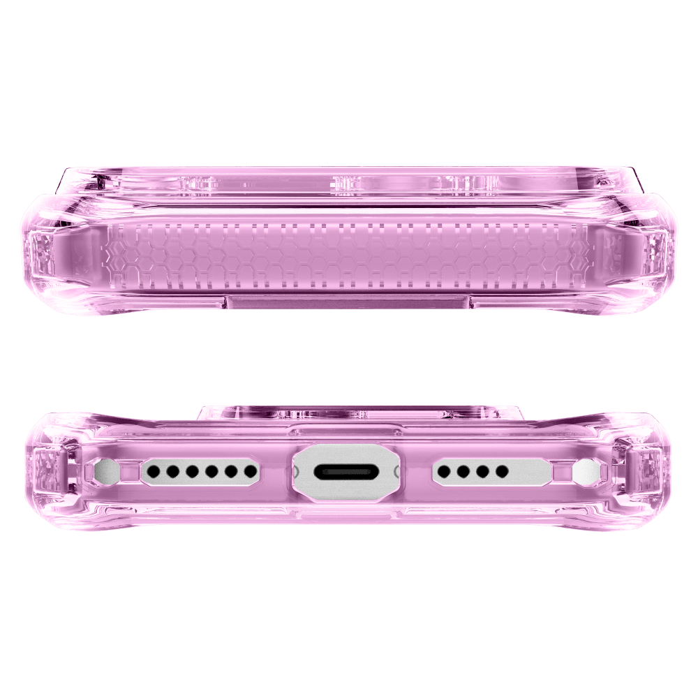 Alt View 2. Itskins - HYBRID R // VAPOR MagSafe Case for Apple iPhone 18 Pro Max / 17 Pro Max - Pink.
