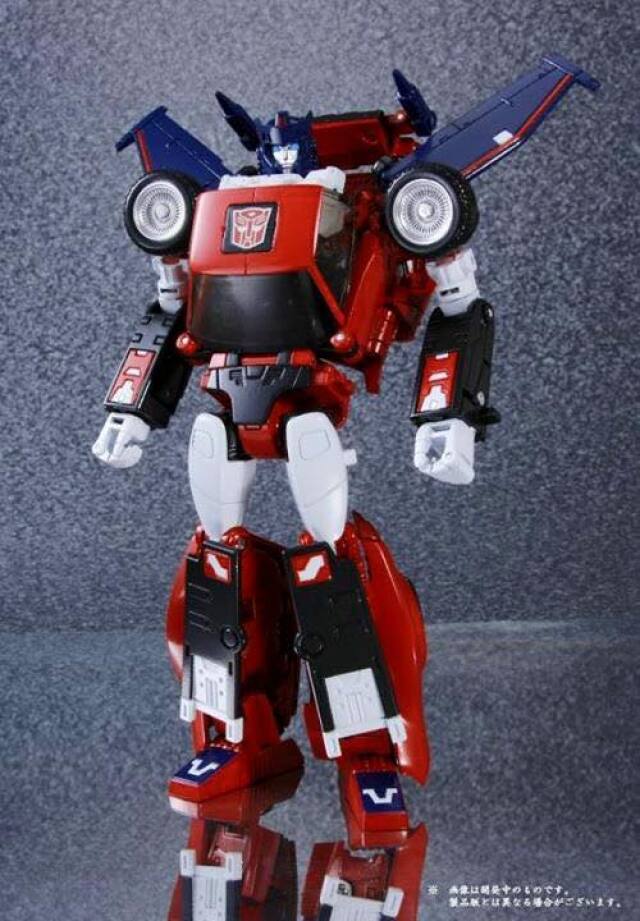 Front. Transformers - MP-26 Road Rage Red Tracks | Transformers Masterpiece.
