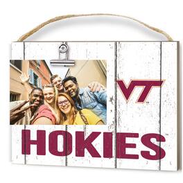 Jardine - Virginia Tech Hokies 8'' x 10'' Weathered Clip It Frame - White