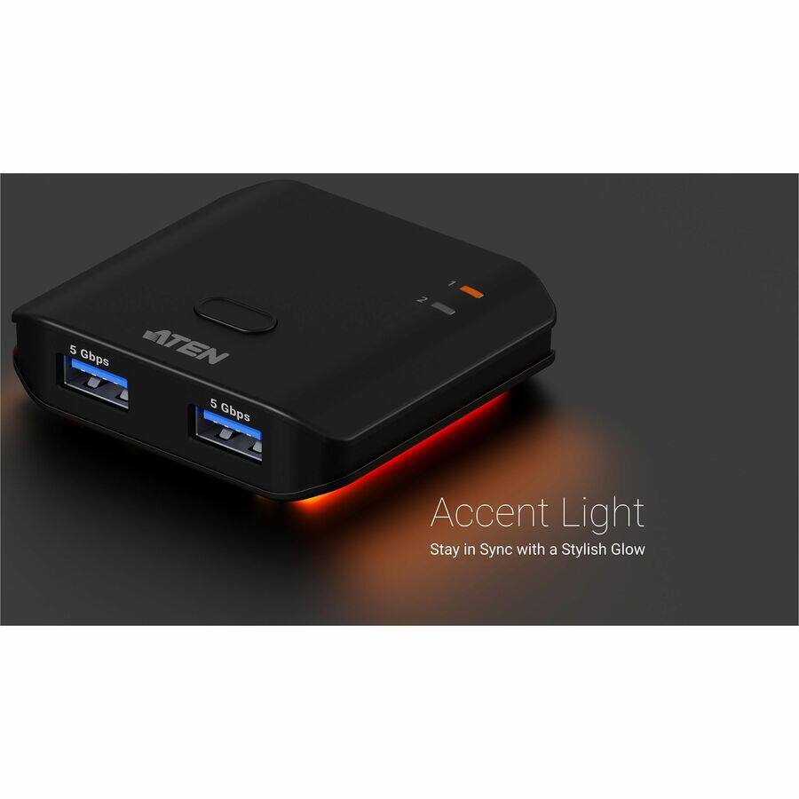 5 Gbps ATEN 5 Gbps

Accent Light
Stay in Sync with a Stylish Glow