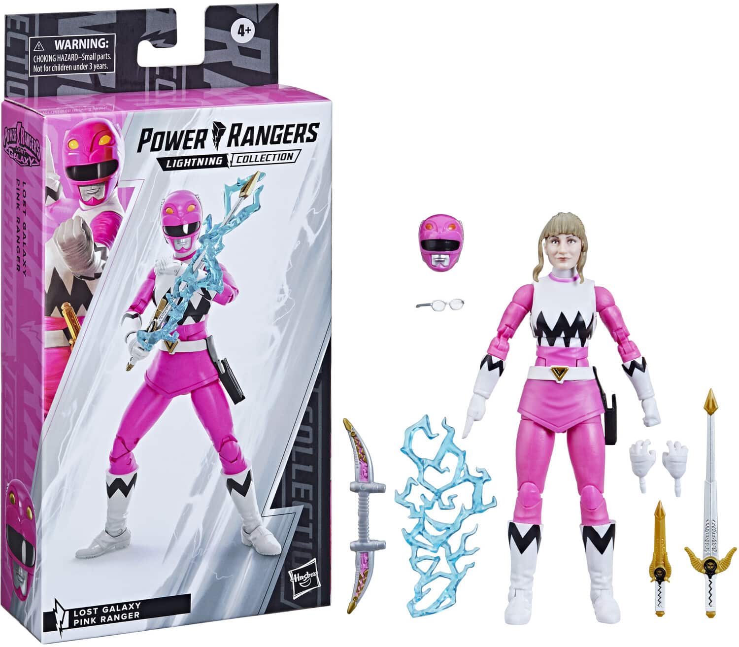 Hasbro - Collectibles - Power Rangers Lightning Collection - Lost Galaxy Pink Ranger Figure - COLLECTABLES - Multicolor