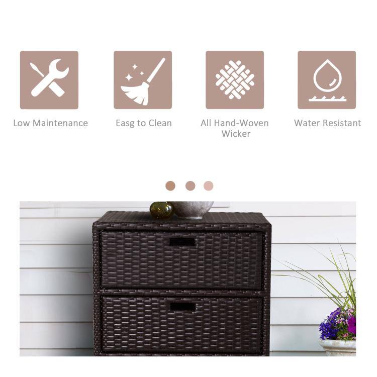 Low Maintenance  
Easy to Clean  
All Hand-Woven Wicker  
Water Resistant