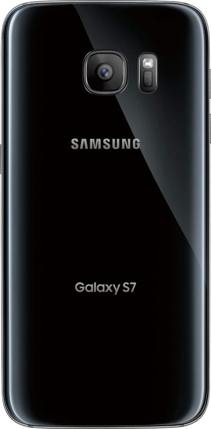 Back. Samsung - Galaxy S7 4G LTE with 32GB Memory Cell Phone (Unlocked) - Black Onyx.