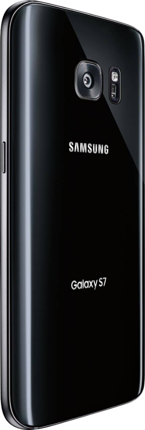 Alt View 11. Samsung - Galaxy S7 4G LTE with 32GB Memory Cell Phone (Unlocked) - Black Onyx.