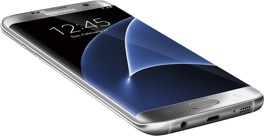 dauw dreigen Onderzoek Best Buy: Samsung Galaxy S7 edge 4G LTE with 32GB Memory Cell Phone  (Unlocked) Titanium Silver SM-G935UZSAXAA