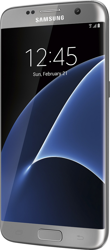 Gloed stuiten op Nevelig Best Buy: Samsung Galaxy S7 edge 4G LTE with 32GB Memory Cell Phone  (Unlocked) Titanium Silver SM-G935UZSAXAA