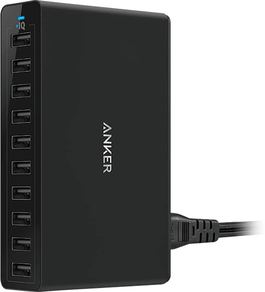 Best Buy: Anker 10-Port USB Charging Hub Black A2133J11