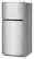 Left. Whirlpool - 28 in. Wide 14.3 cu. ft. Top-Freezer Refrigerator with Total Coverage Cooling - Fingerprint-Resistant Stainless Finish.