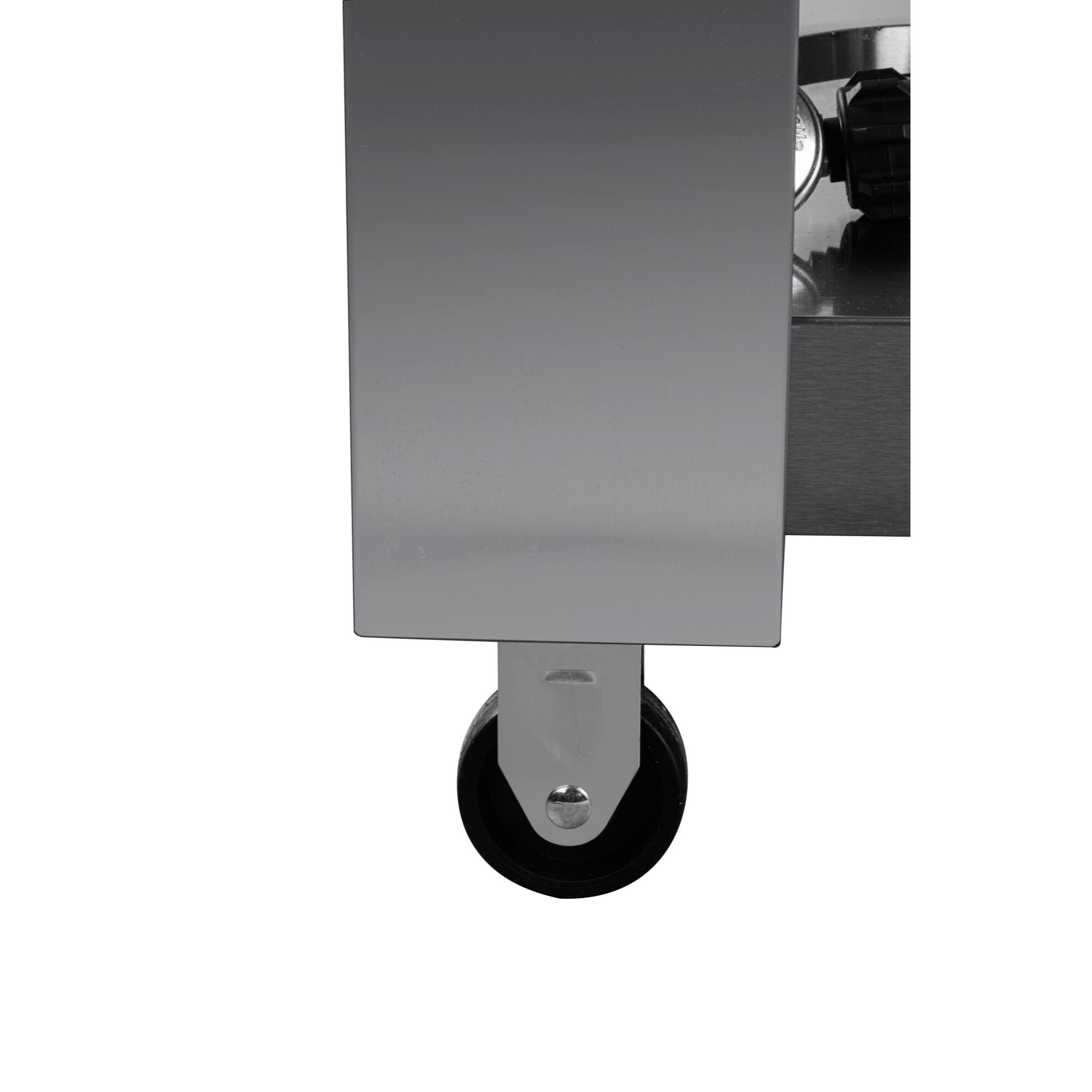 Alt View 6. Koolmore - 32 in. Outdoor Gas and Wood Fired Pizza Oven in Stainless-Steel (KM-OKS-DFPO) - Stainless-Steel.