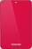 Front Standard. Toshiba - Canvio 500GB External USB 3.0/2.0 Portable Hard Drive - Red.